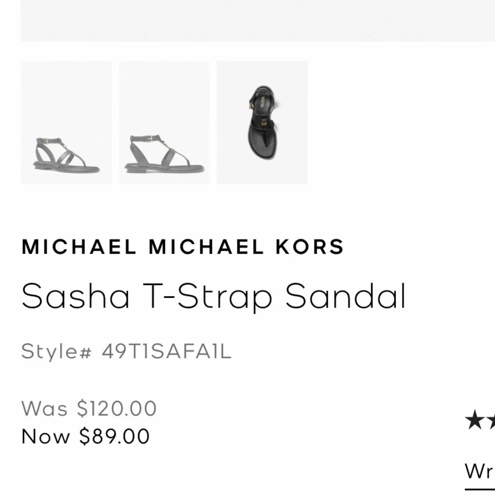 Really cute MK sandals - Picture 2 of 2